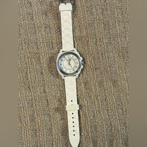 Coach White and Silver Women's Watch
